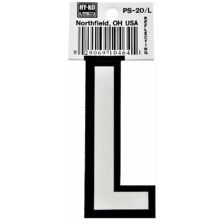 Hy-Ko 3.25In Boat Letter L, 10PK A10464